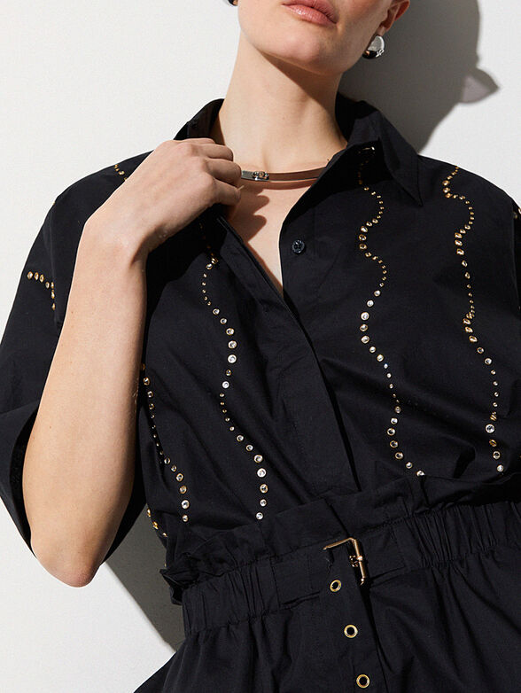 Short-sleeved cotton shirt - 4