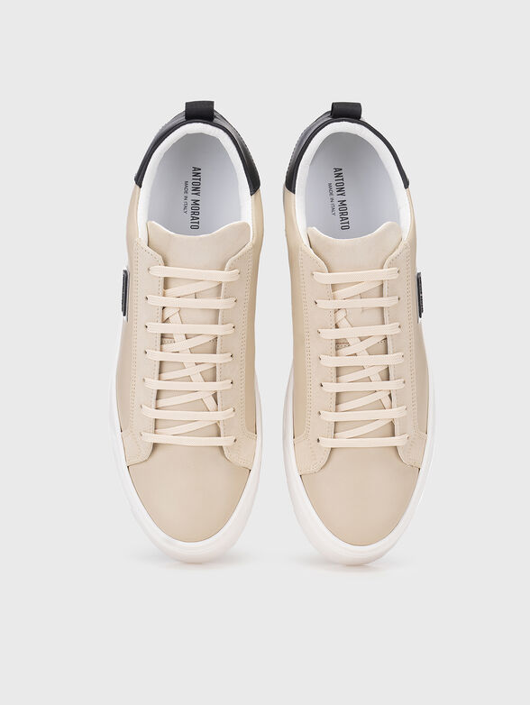 Leather sneakers - 6