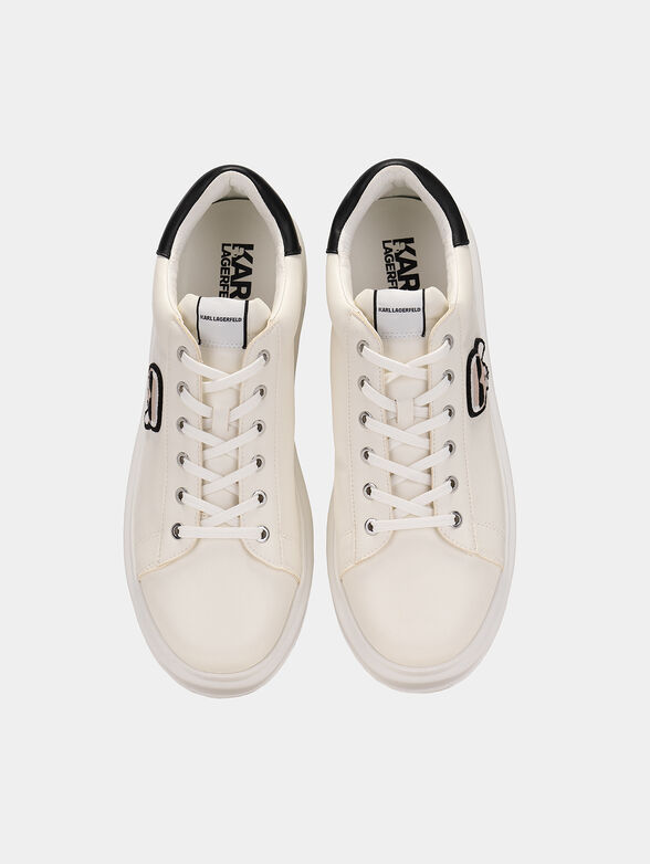 KAPRI IKONIC black sneakers with logo accent - 6