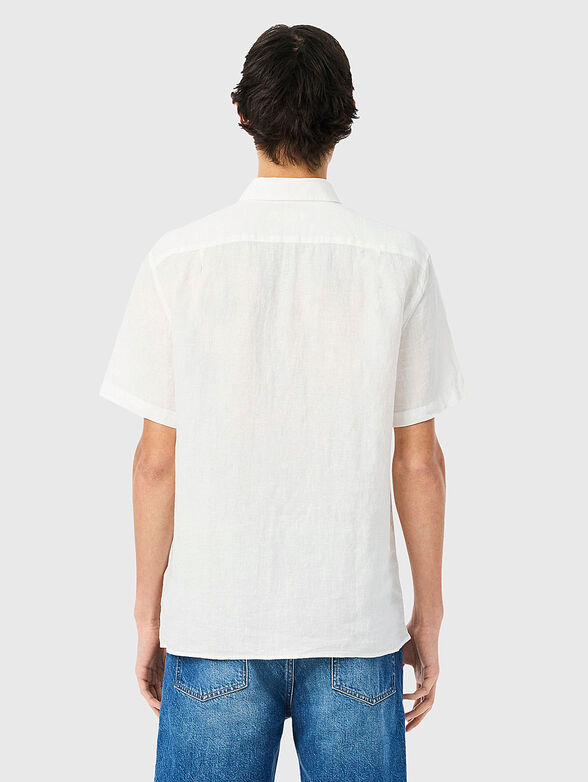 Short sleeved linen shirt - 3