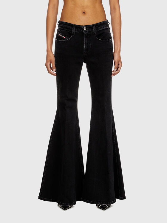 1970 D-BLEESS L.32 wide leg jeans with logo - 1