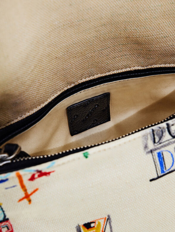 VENECIA crossbody bag with print - 4
