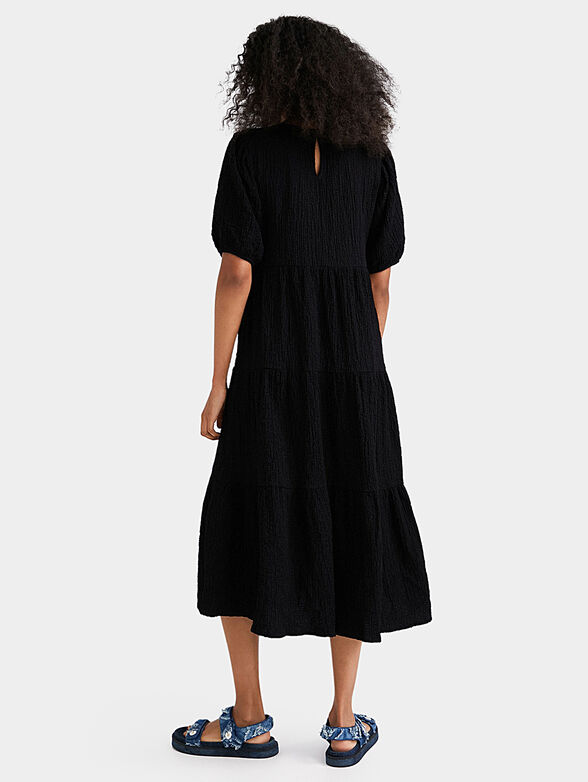 Midi black dress - 2
