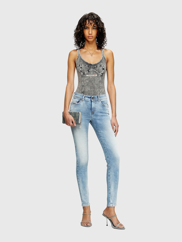 2017 SLANDY L.30 skinny jeans with washed effect - 4