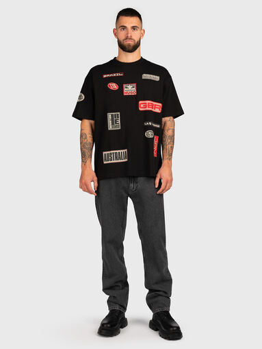 Dark gray straight jeans - 4