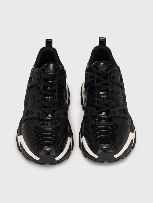 NICK black sports shoes - 6