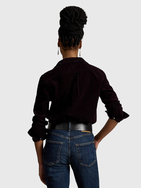 Velvet cotton shirt - 3