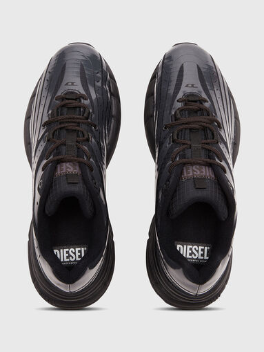 D-AIRSPEED black sneakers with metallic effect - 5
