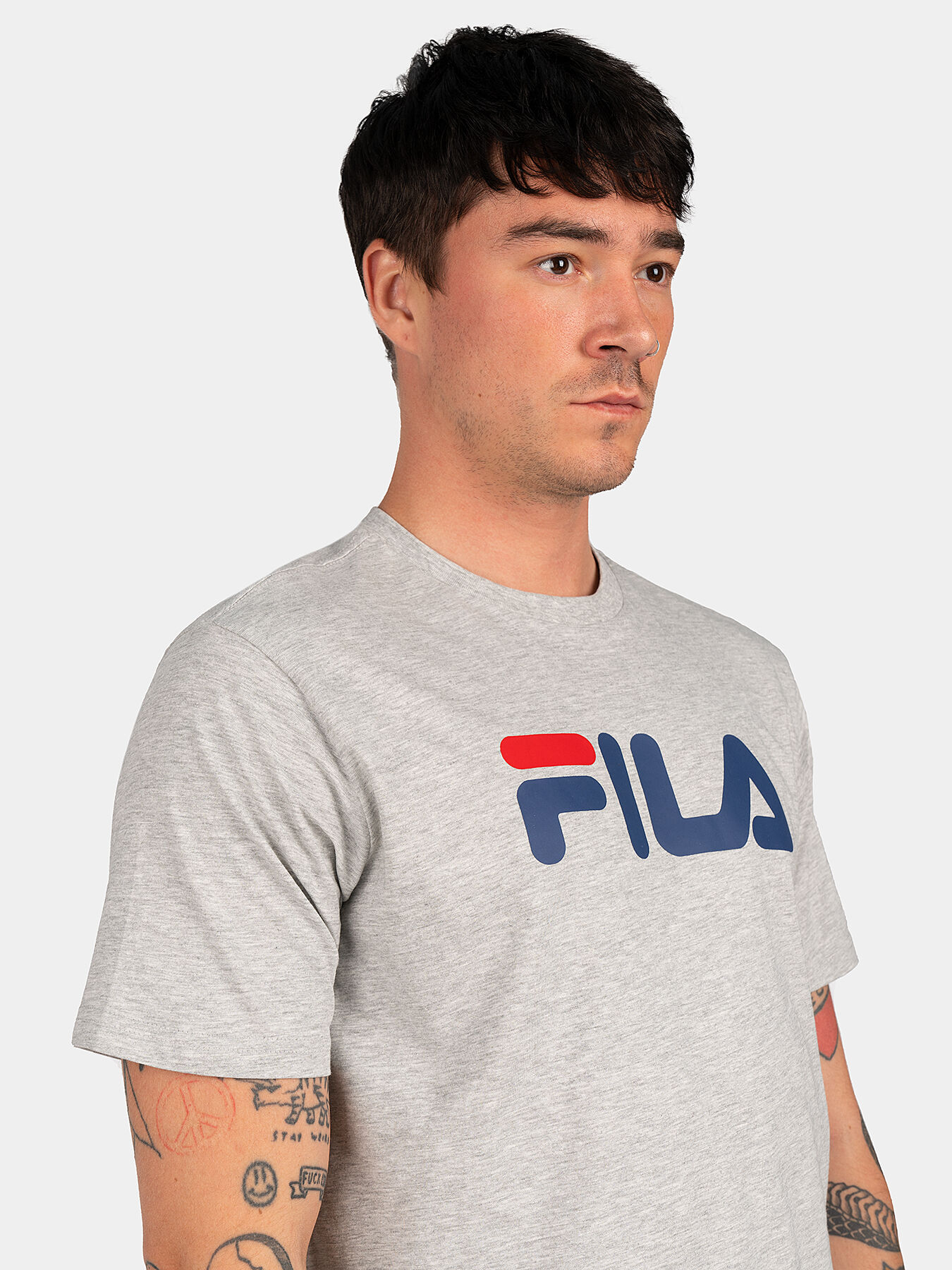 Gray fila shirt shop