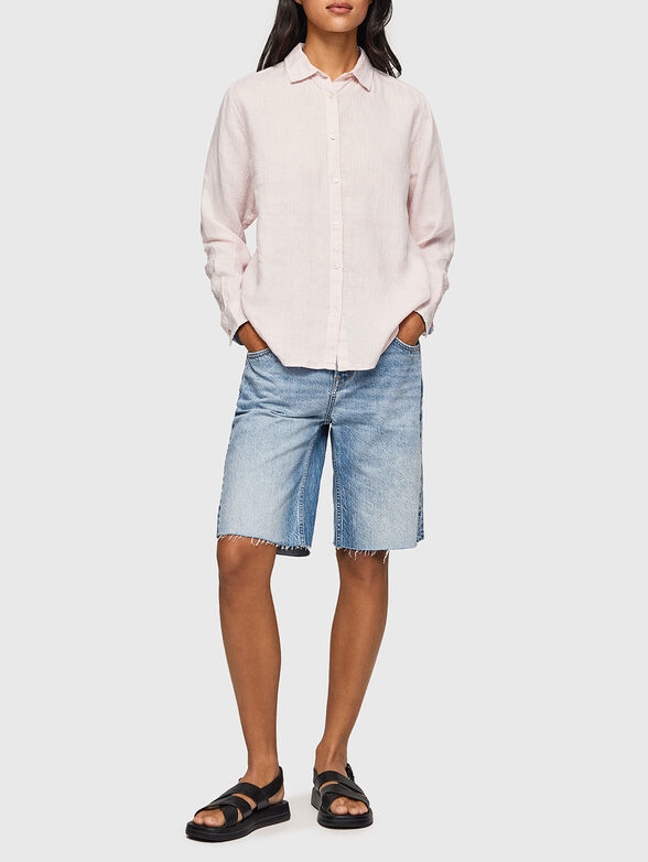 BARINELI shirt from linen blend - 2