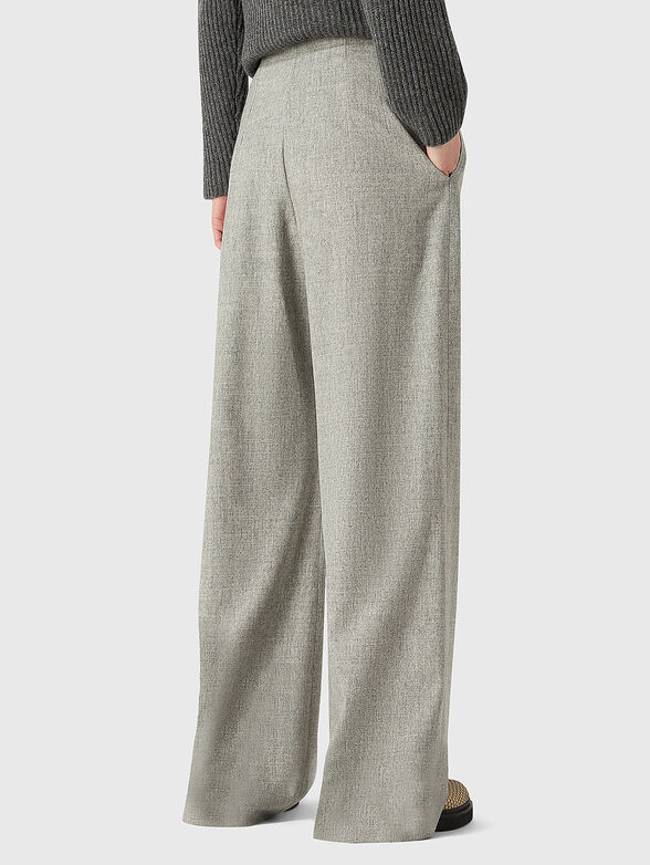Trousers with high waist and wide legs - 2