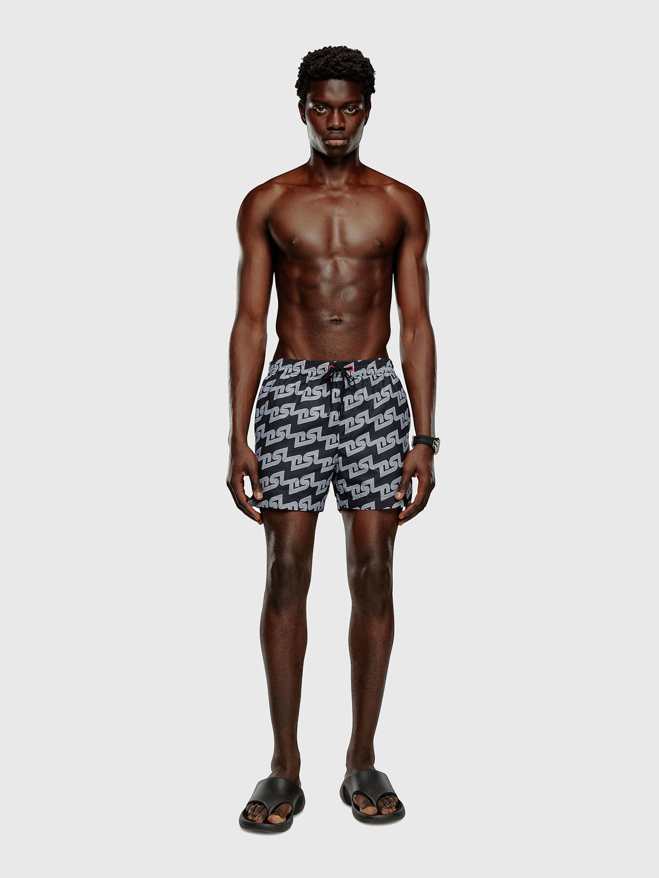 Logo print beach shorts brand DIESEL Globalbrandsstore en