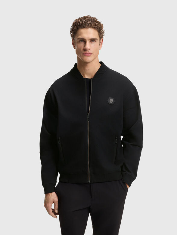 Bomber jacket with logo detail - 1
