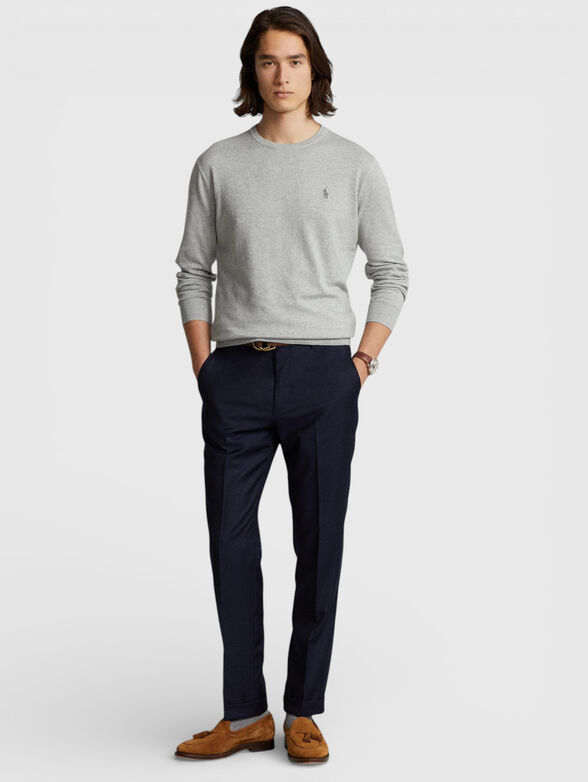 Slim-fit cotton sweater - 2