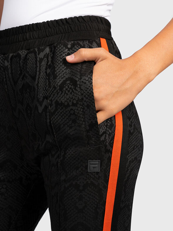 PANDORA Sports pants with animal print - 3