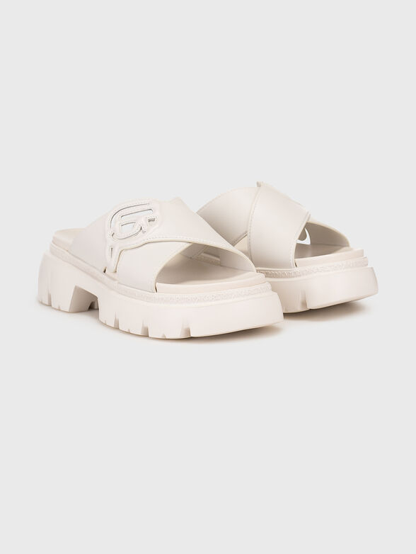SUN TREKKA NFT leather slippers - 2