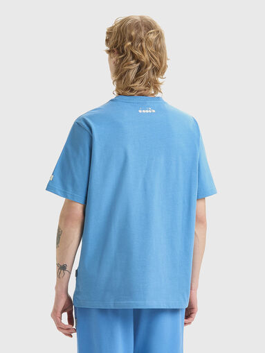 LEGACY unisex beige T-shirt with contrast inscription - 4