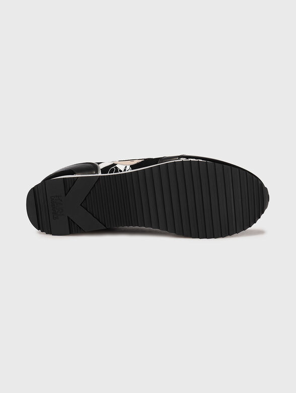 VELOCITA II black leather sneakers - 5
