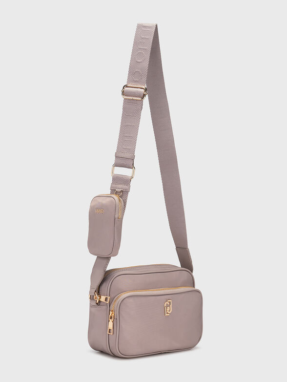 Black crossbody bag with logo - 2