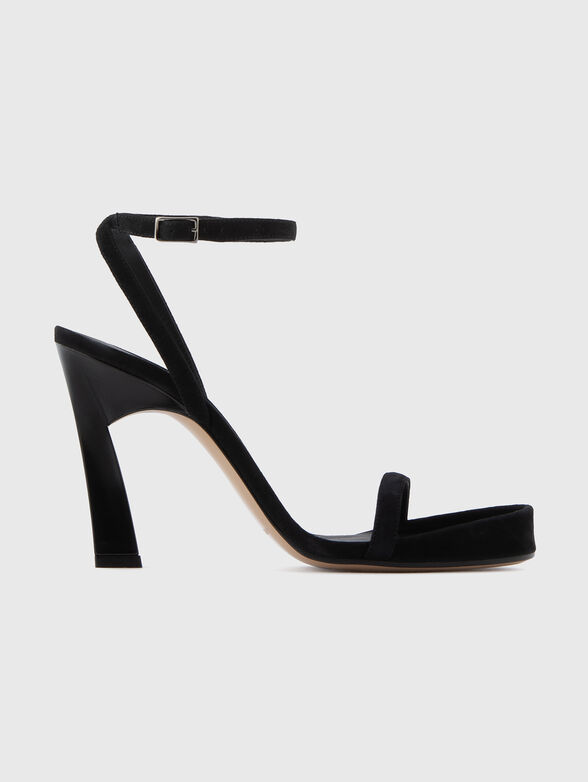Suede heeled sandals - 1