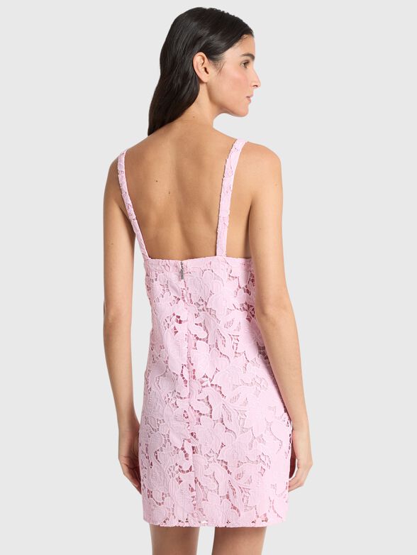 Mini dress with floral motifs - 2