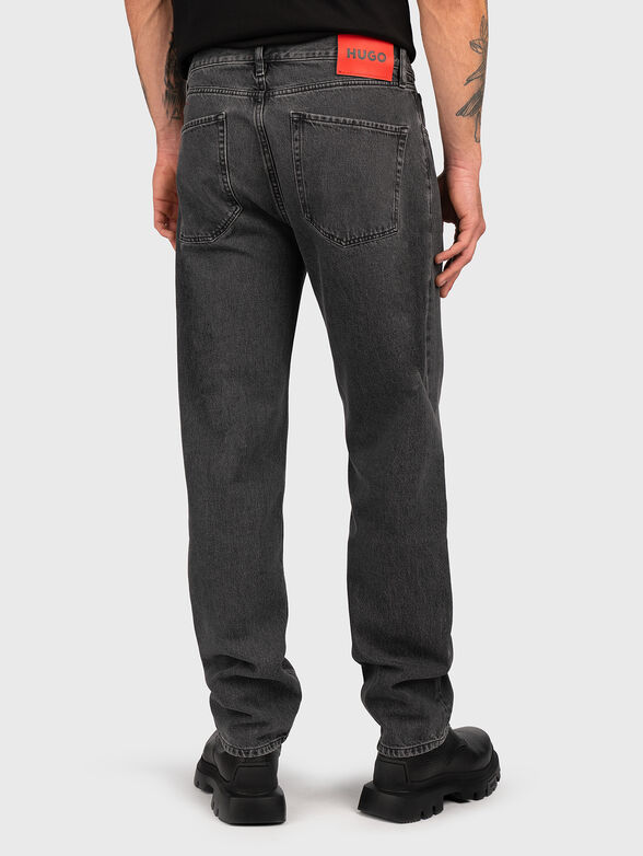 Dark gray straight jeans - 2