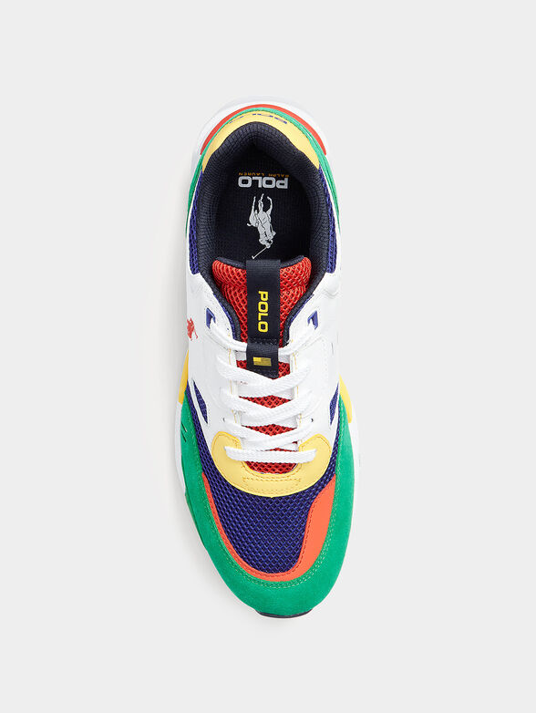 Sneakers with multicoloured details - 4