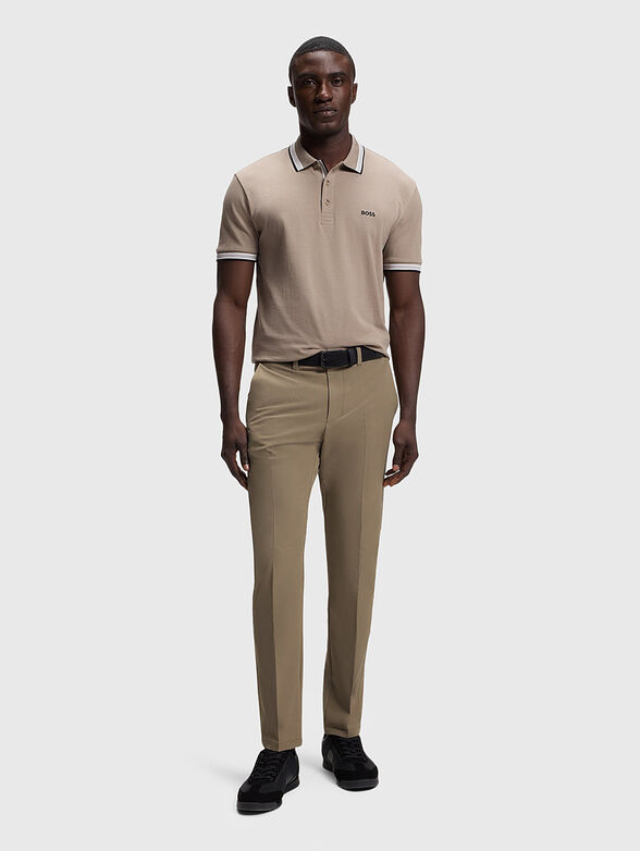 Straight trousers with logo - 4