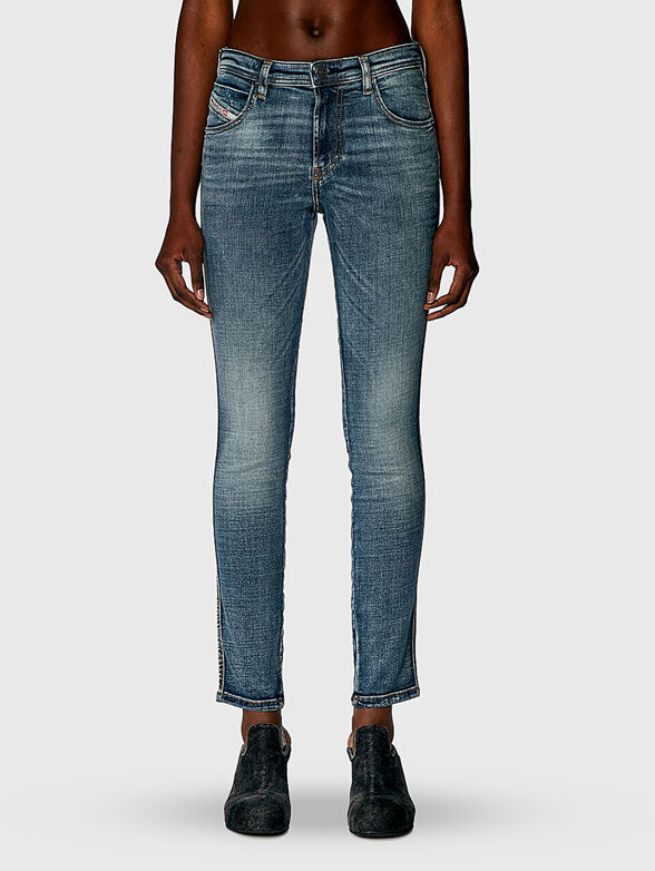 BABHILA slim jeans with washed effect - 1