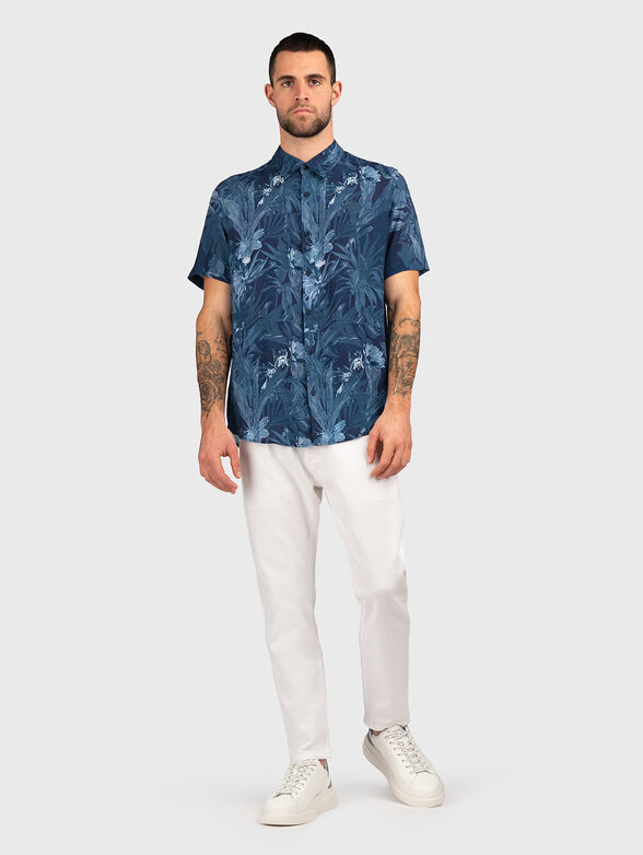 RAYON tropical print shirt - 2