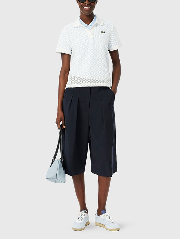 Burgundy cotton polo shirt - 2