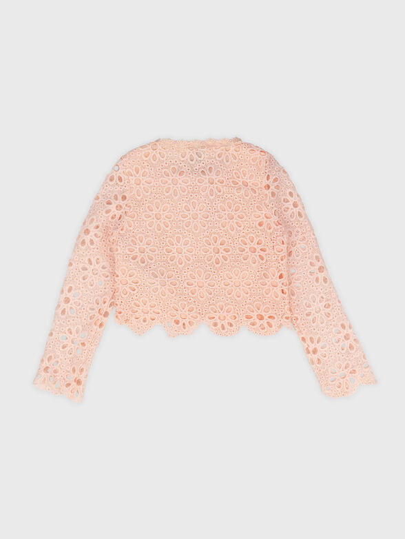 Lace long sleeve cardigan - 2