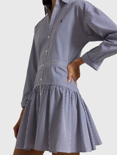 Striped shirt dress - 5
