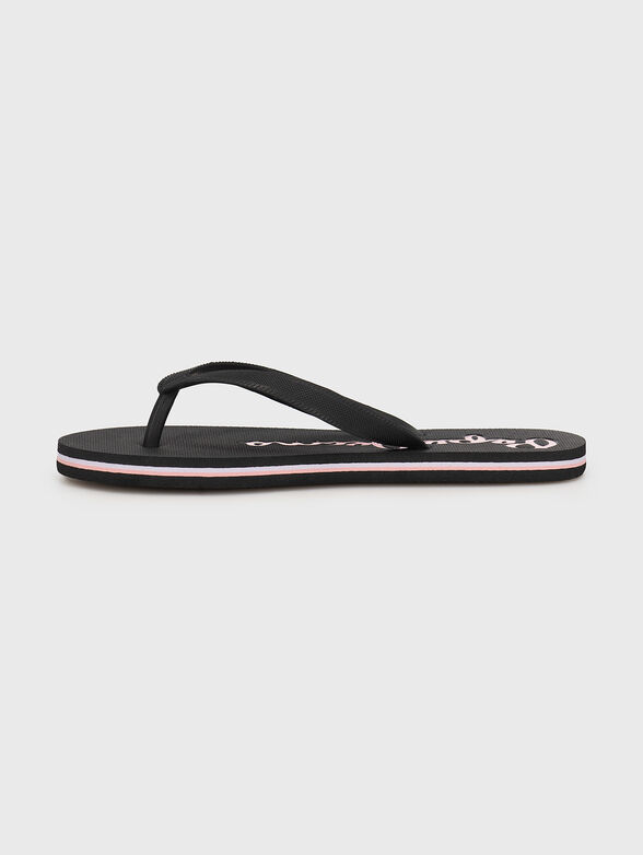 BAY BEACH Flip-Flops with cotrasting logo - 4
