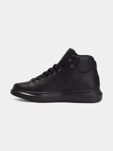 SALERNO High-top sneakers with maxi logo - 5