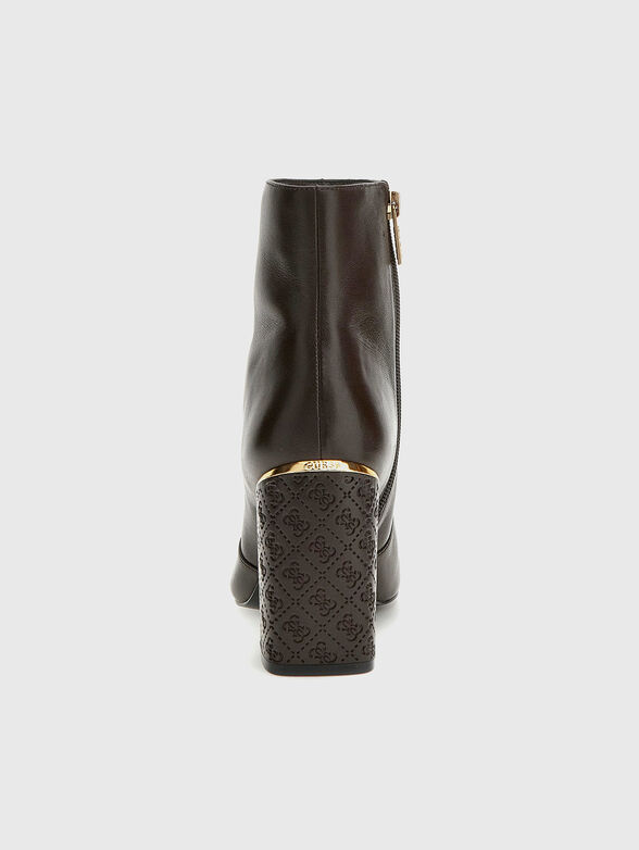 FRENKIE leather heeled boots - 3
