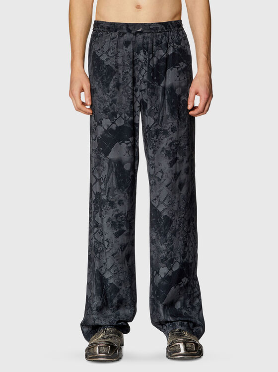P-CORNWALL trousers with artistic pattern  - 1