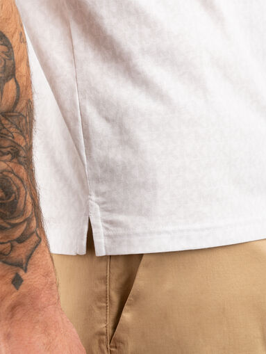Monogram logo effecr T-shirt  - 4