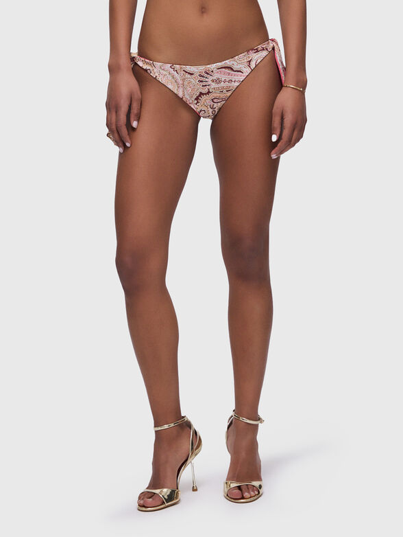 Floral print bikini bottom - 1