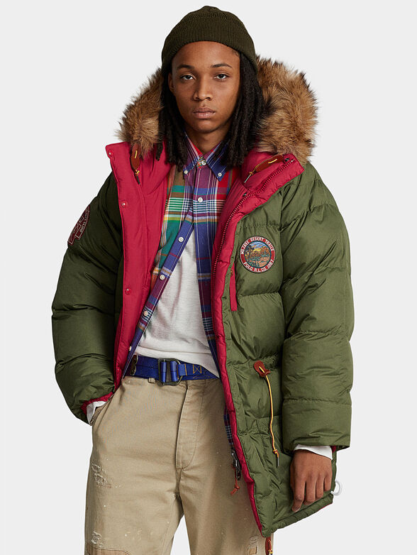 Reversible parka with hood - 2