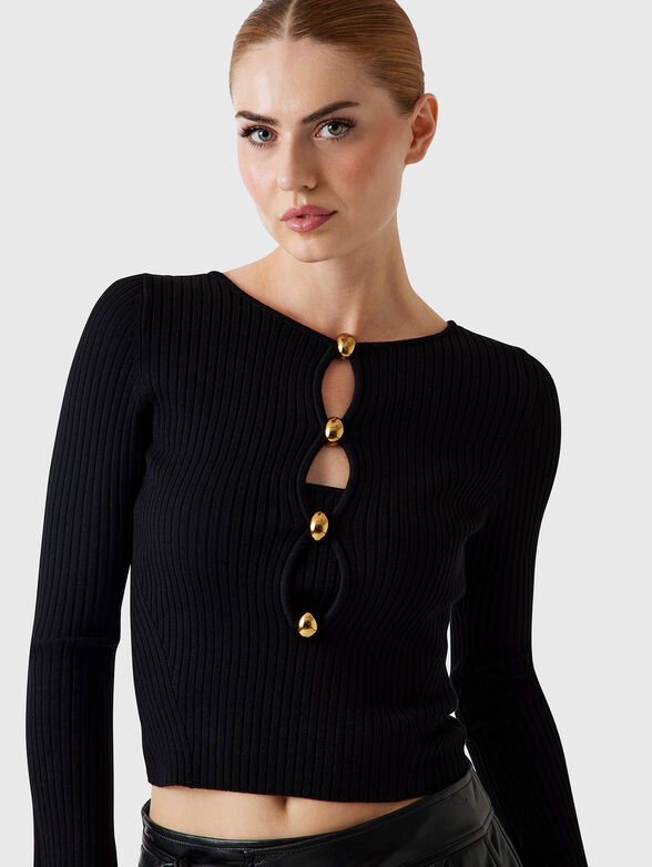 AGATHE rib-knit sweater - 4