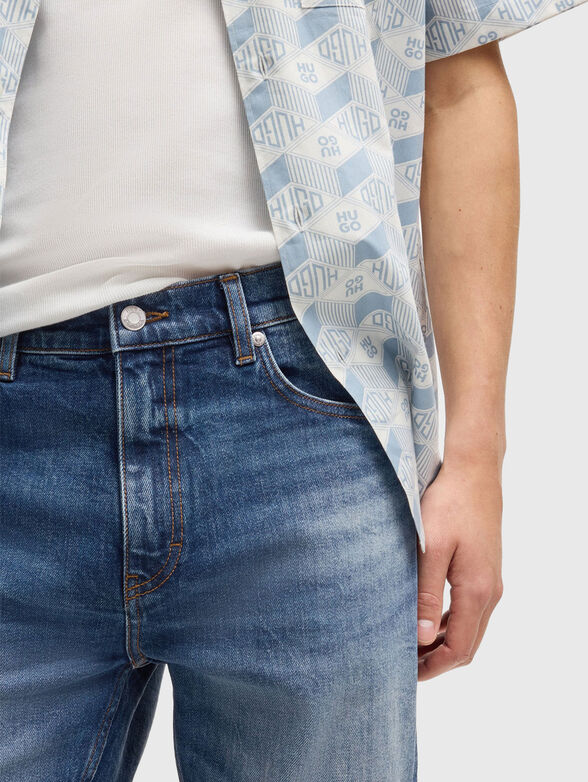 Slim fit jeans with with bleached effect - 3