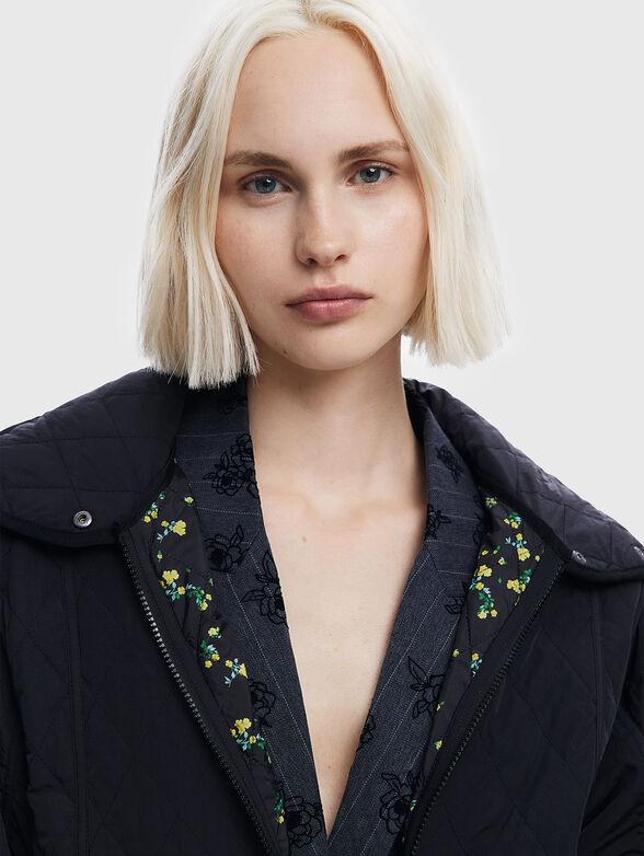Double faced coat with quilted effect - 5