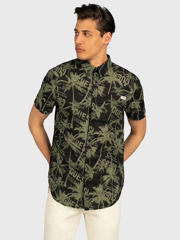 COLLINS Cotton shirt with print - 4