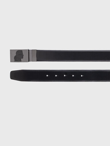 Double faced leather belt  - 2