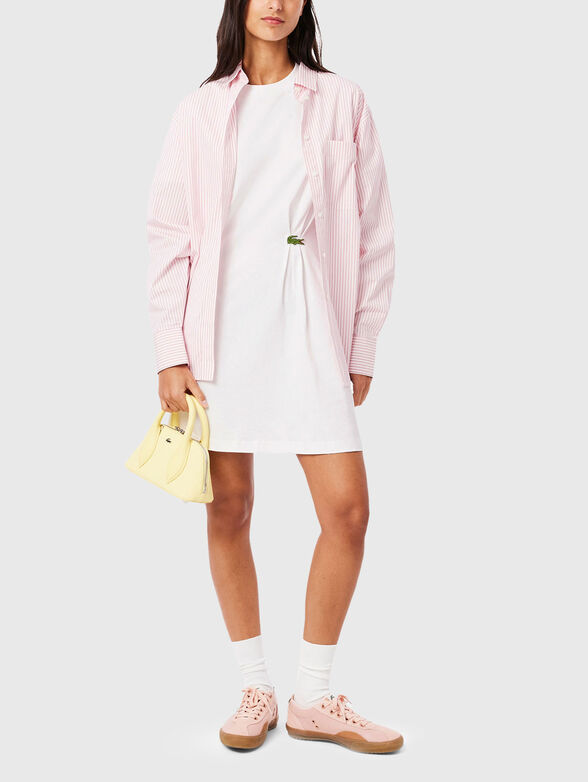 Short sleeved mini dress with logo - 4
