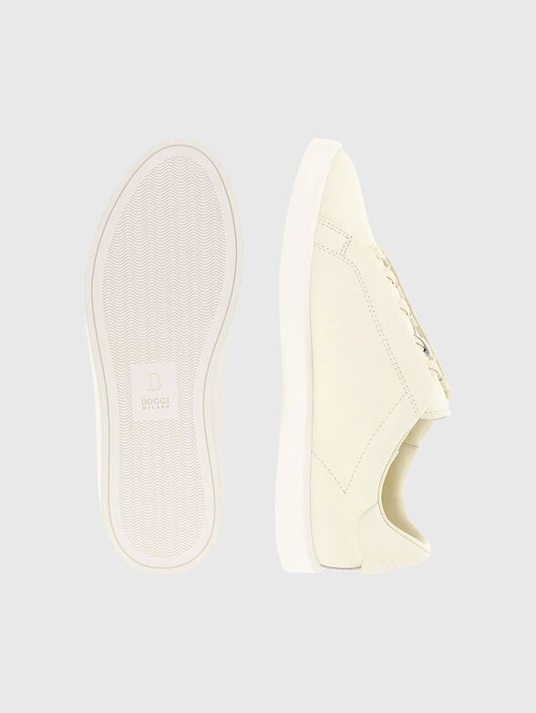 Natural leather sneakers - 4