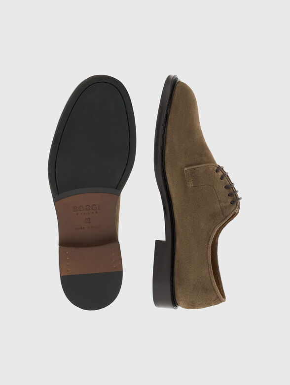 Suede Derby Shoes - 4