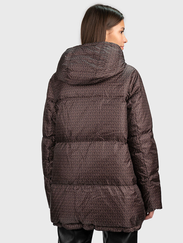 Reversible jacket with monogram print - 3