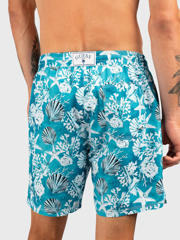 Printed beach shorts - 2